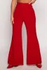 Crepe Knit High Waist Flare Pants sold by Rainbow