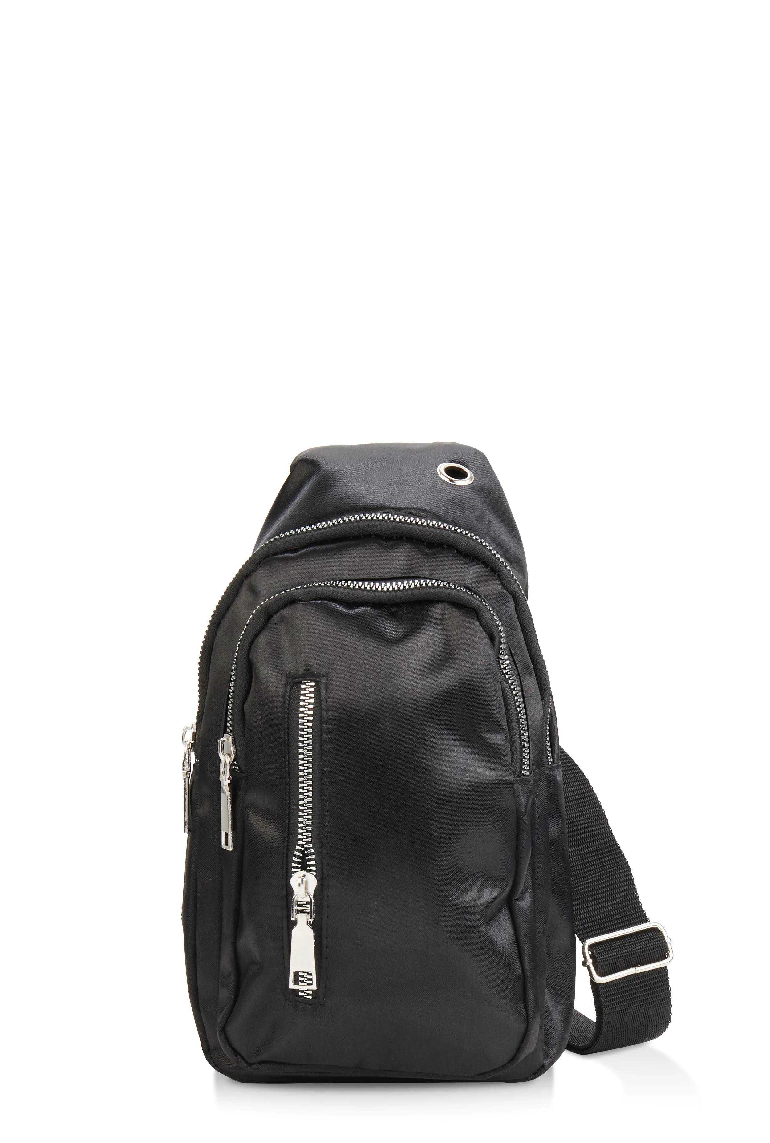 Satin Zip Pocket Sling Backpack sold by Rainbow product image thumbnail 2