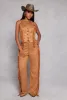 Faux Suede Fringe Vest sold by Rainbow
