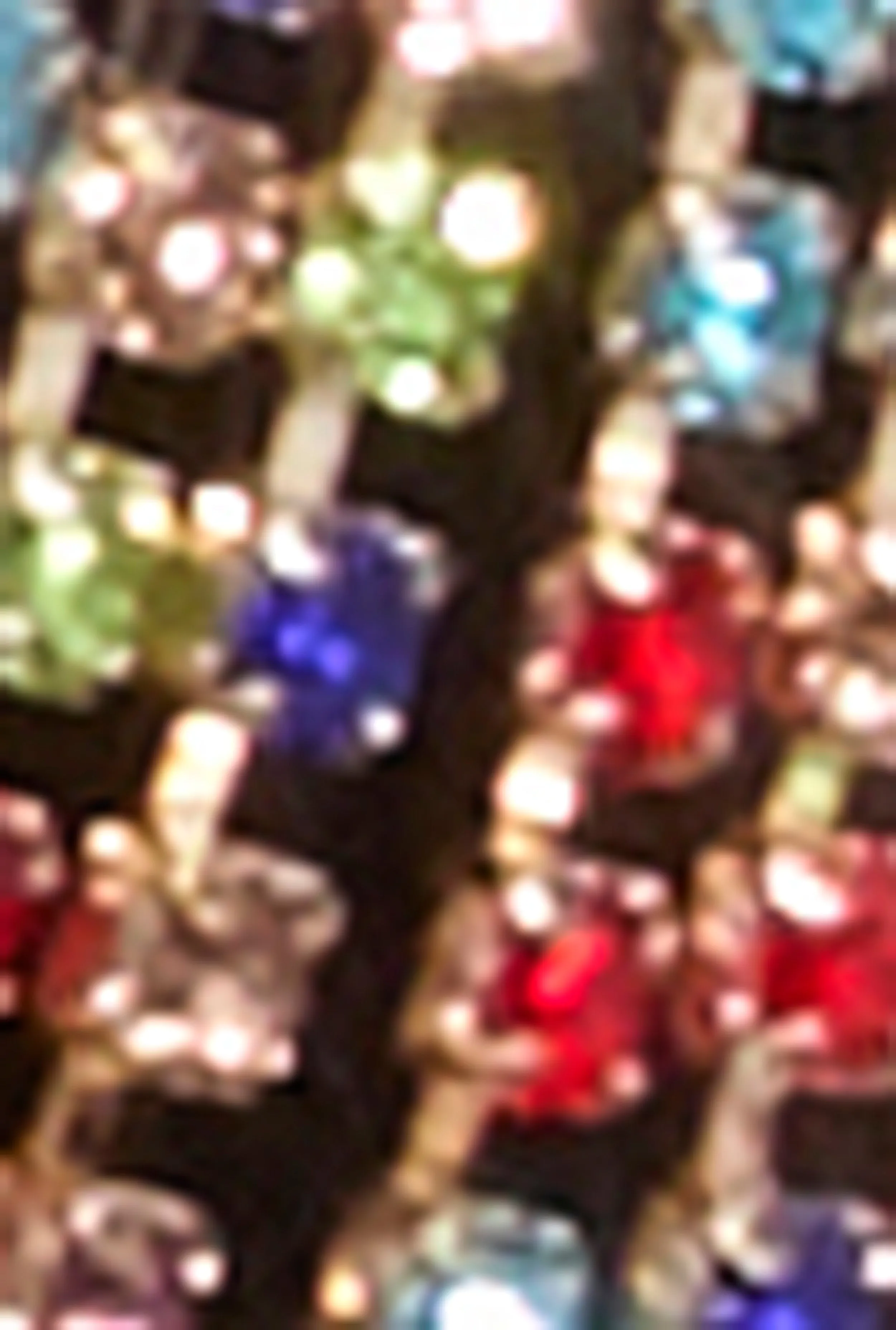 Rhinestone Chandelier Hoop Earrings sold by Rainbow product image thumbnail 3