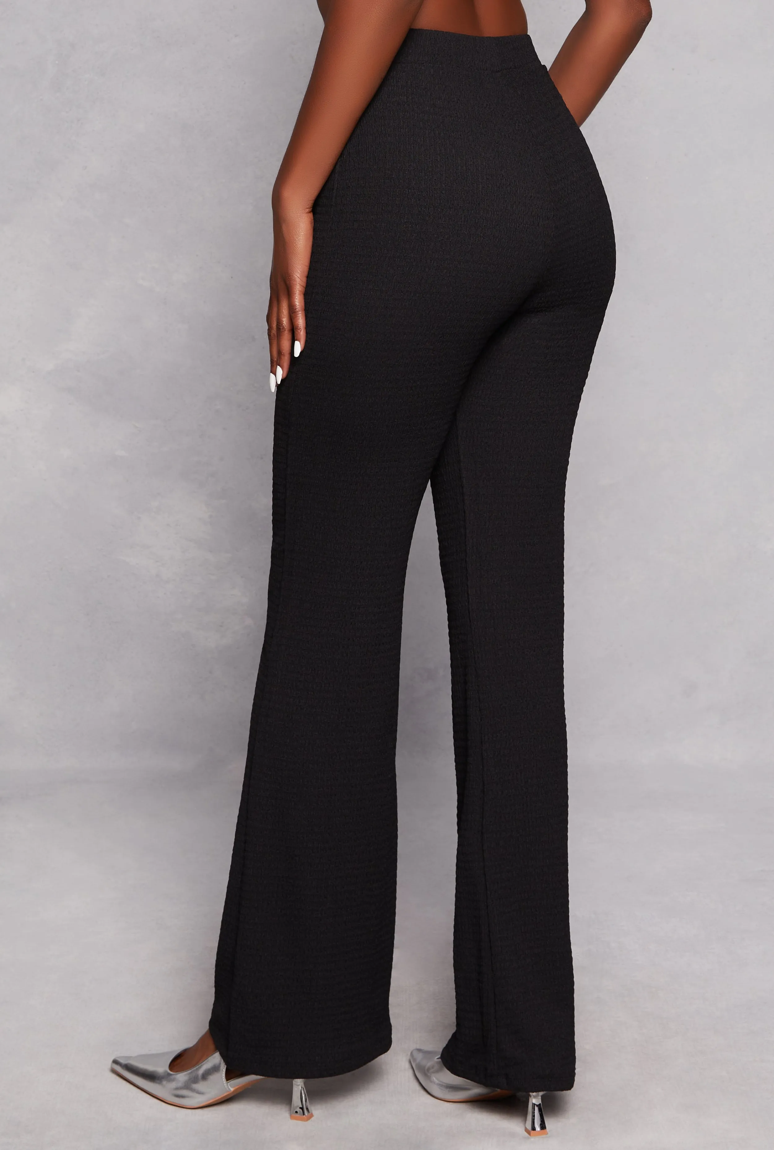 Textured Knit Flare Pants sold by Rainbow product image thumbnail 3