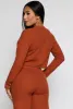Ribbed Brushed Knit Long Sleeve Crop Top sold by Rainbow