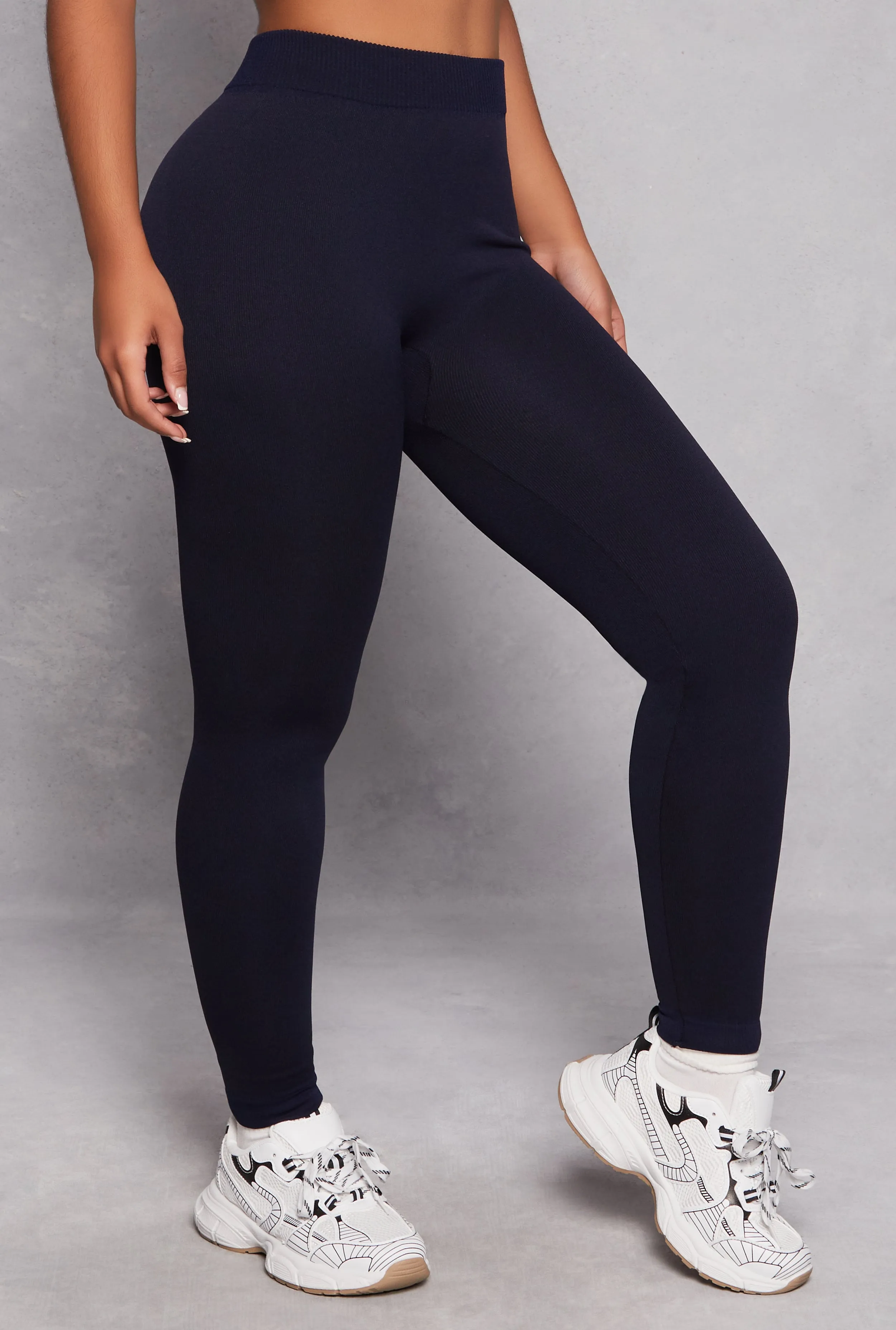 French Terry High Waist Leggings sold by Rainbow product image thumbnail 2