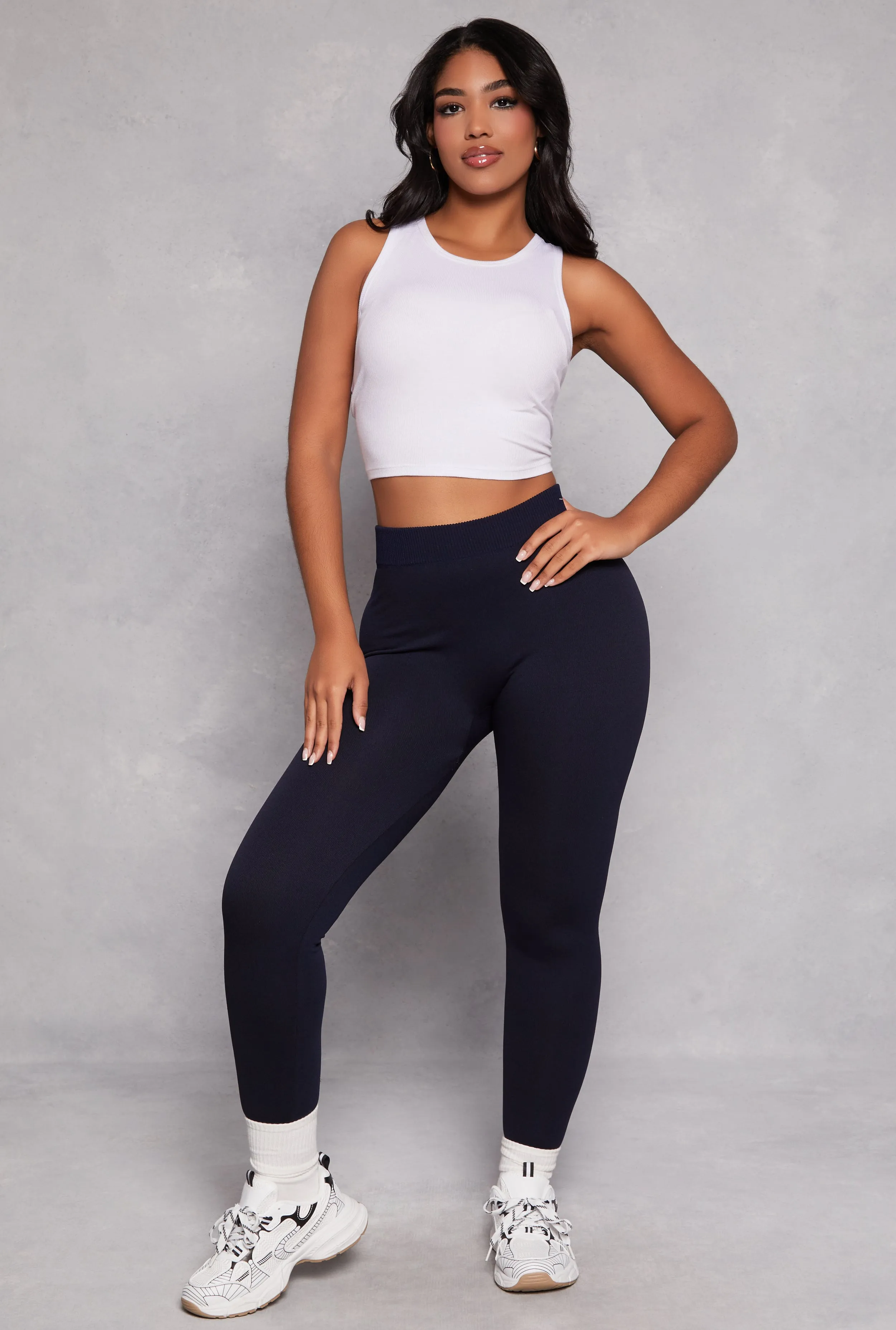 French Terry High Waist Leggings sold by Rainbow