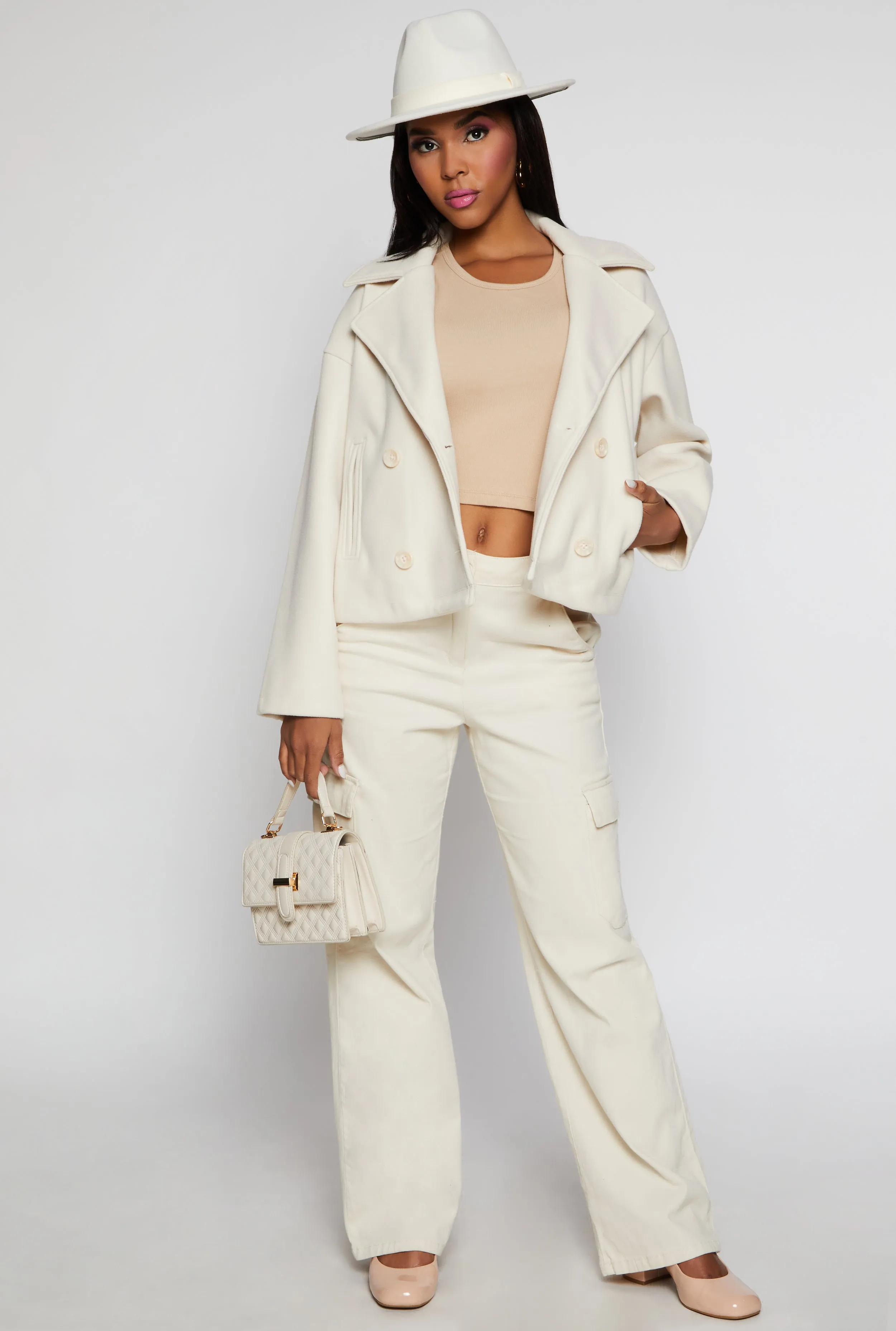 Haute Monde Double Breasted Peacoat sold by Rainbow product image thumbnail 2