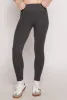 Ribbed Knit Fleece Lined High Waist Leggings sold by Rainbow
