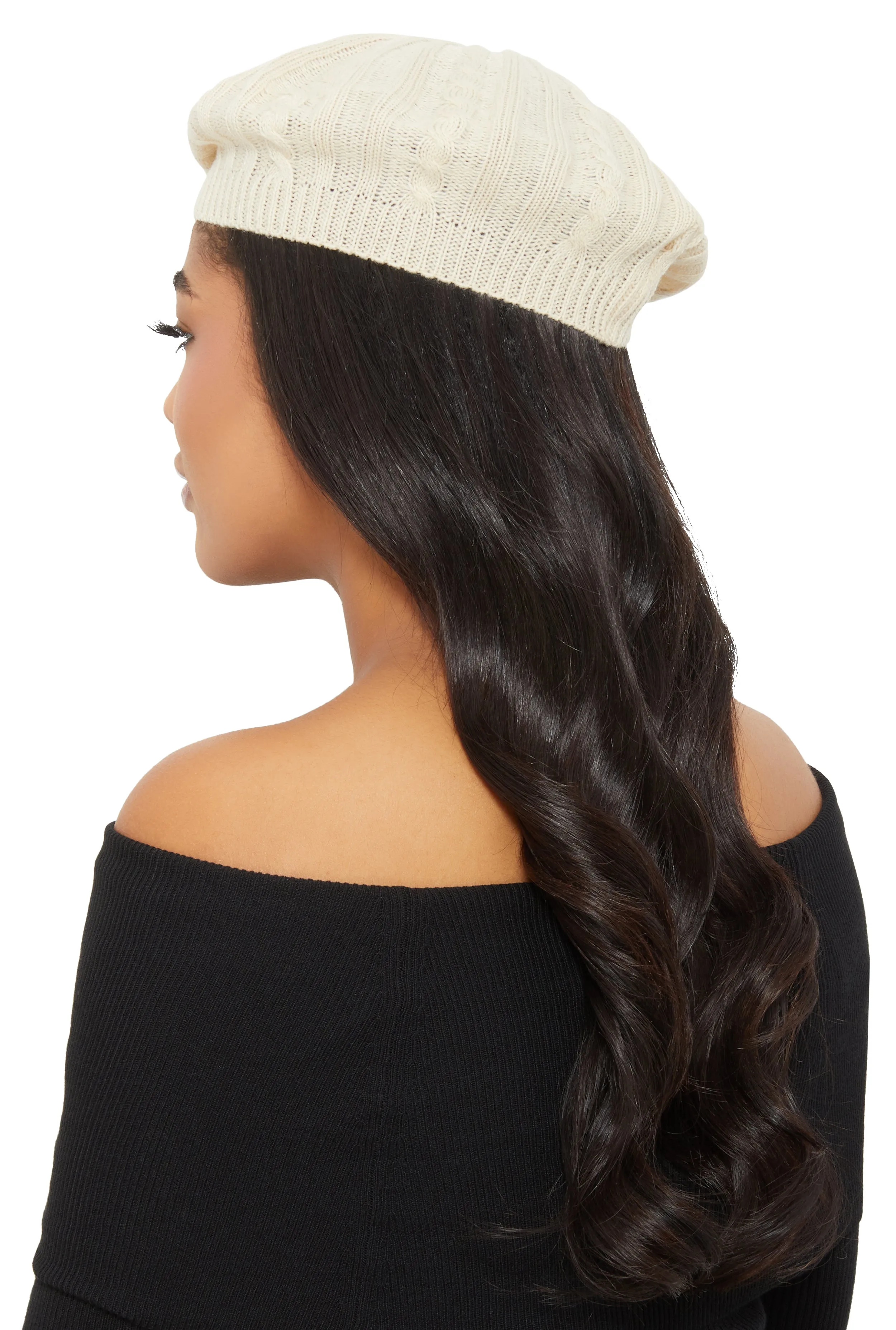 Cable Knit Beret sold by Rainbow product image thumbnail 2