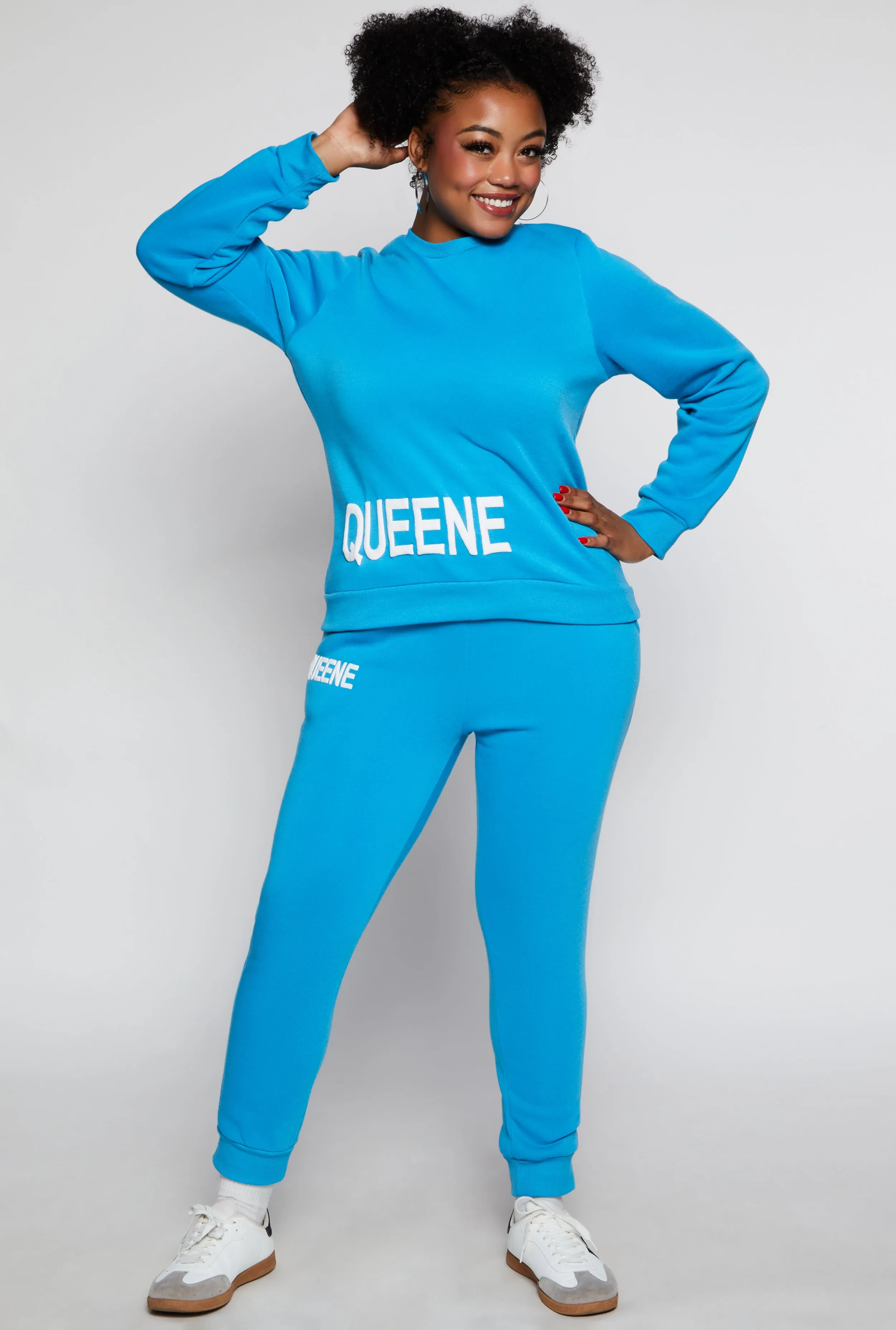 Plus Size Queene Joggers sold by Rainbow