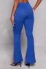 Ribbed Knit High Waist Flare Pants sold by Rainbow