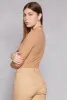 Ribbed Knit Scoop Neck Long Sleeve Bodysuit sold by Rainbow