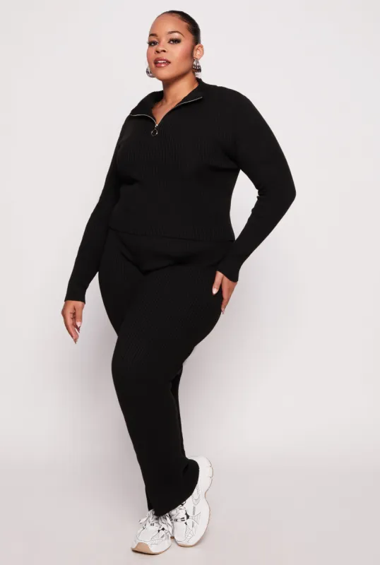 Plus Size Ribbed Knit Pants sold by Rainbow