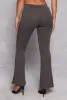 Ribbed Knit High Waist Flare Pants sold by Rainbow