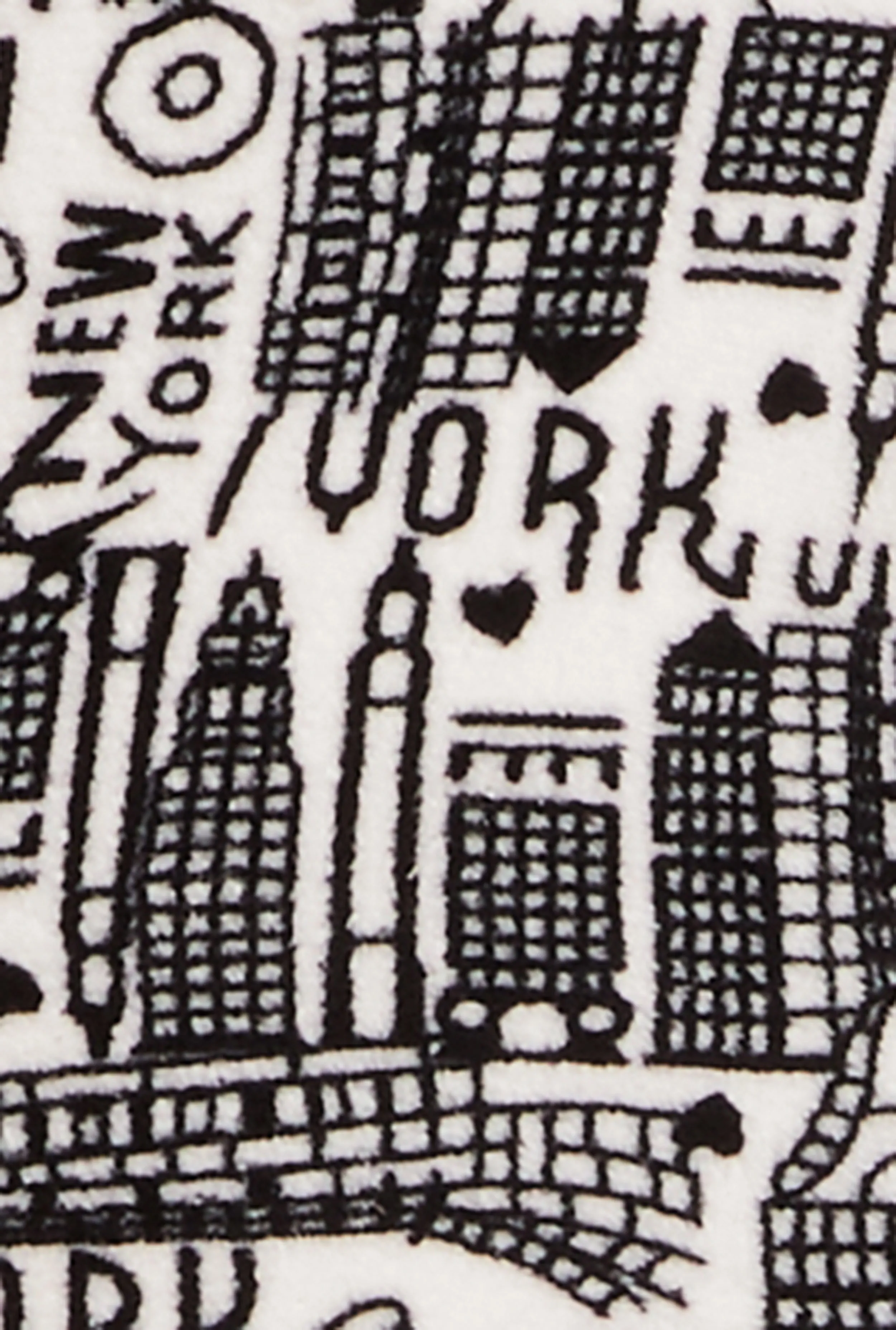 Plus Size New York Print Pajama Top and Pants Set sold by Rainbow product image thumbnail 4