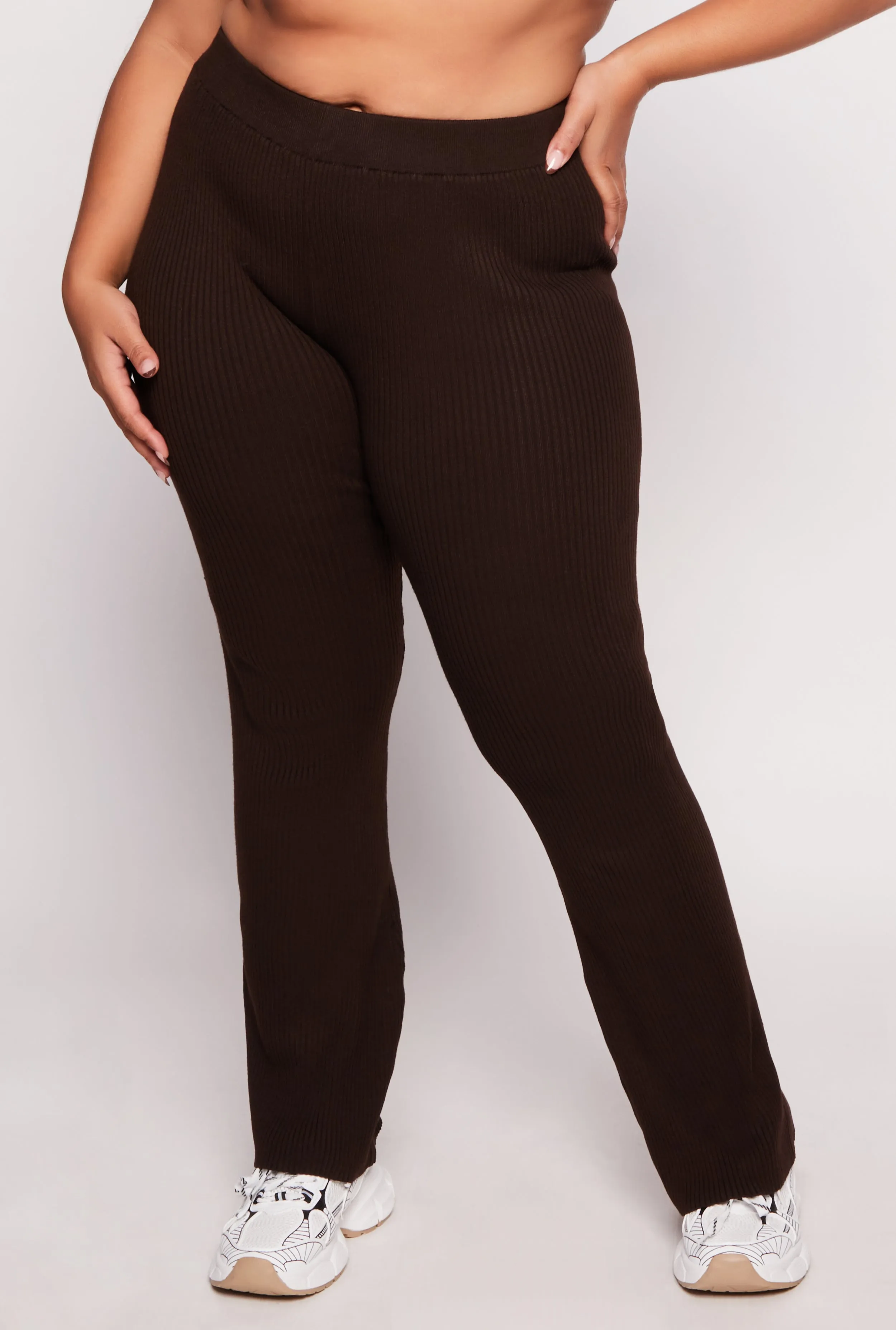 Plus Size Ribbed Knit Pants sold by Rainbow product image thumbnail 2