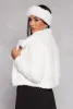 Faux Fur Zip Front Cropped Jacket sold by Rainbow