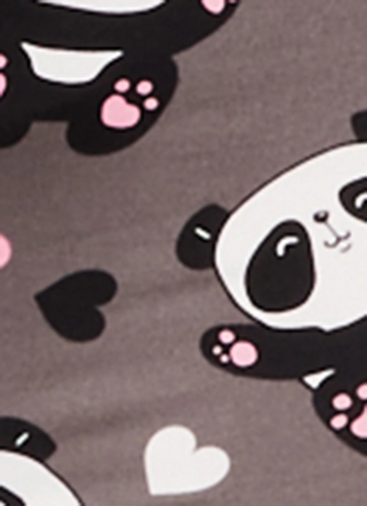 Panda Graphic V Neck Pajama Onesie sold by Rainbow product image thumbnail 3