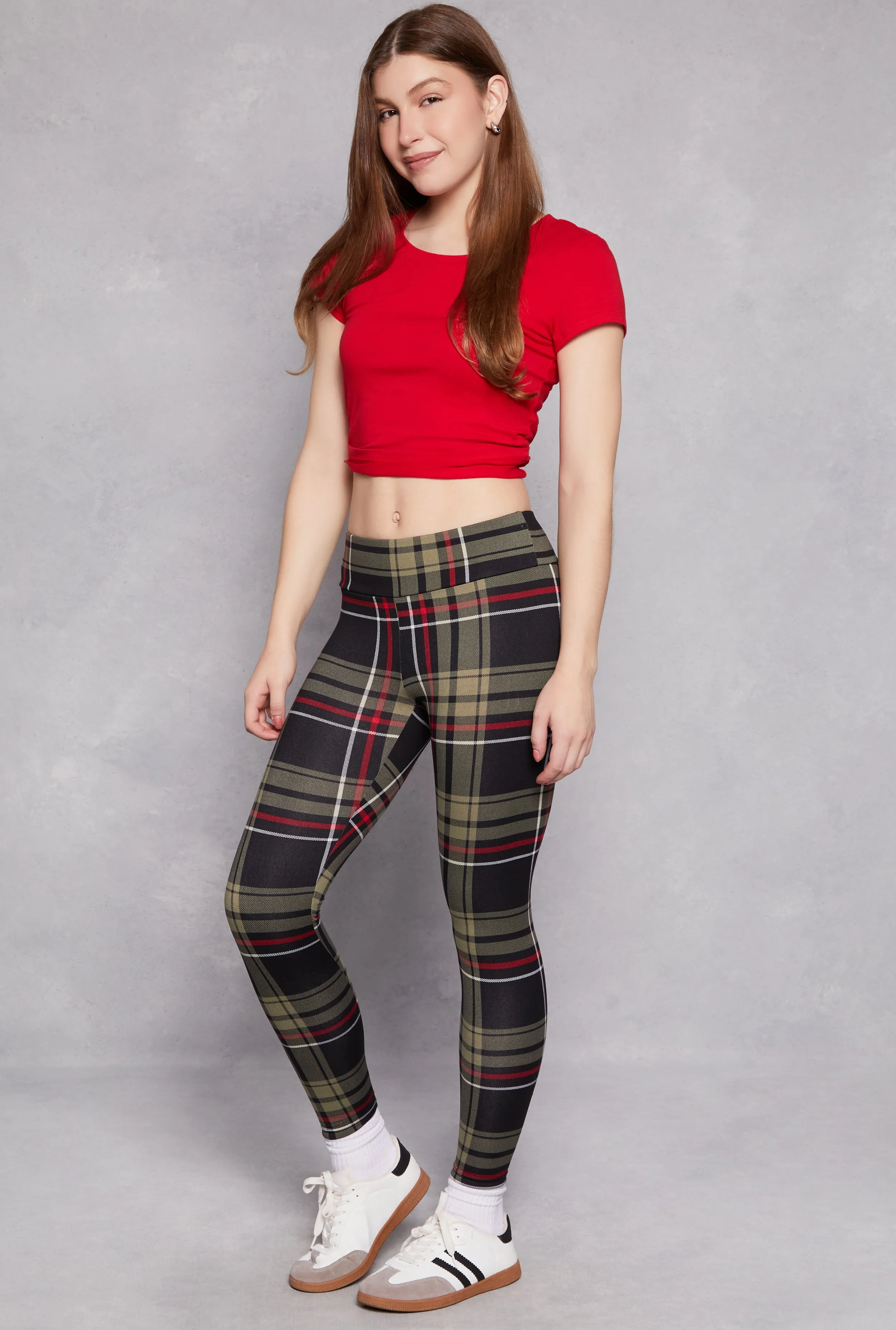 Fleece Lined Patterned Leggings sold by Rainbow