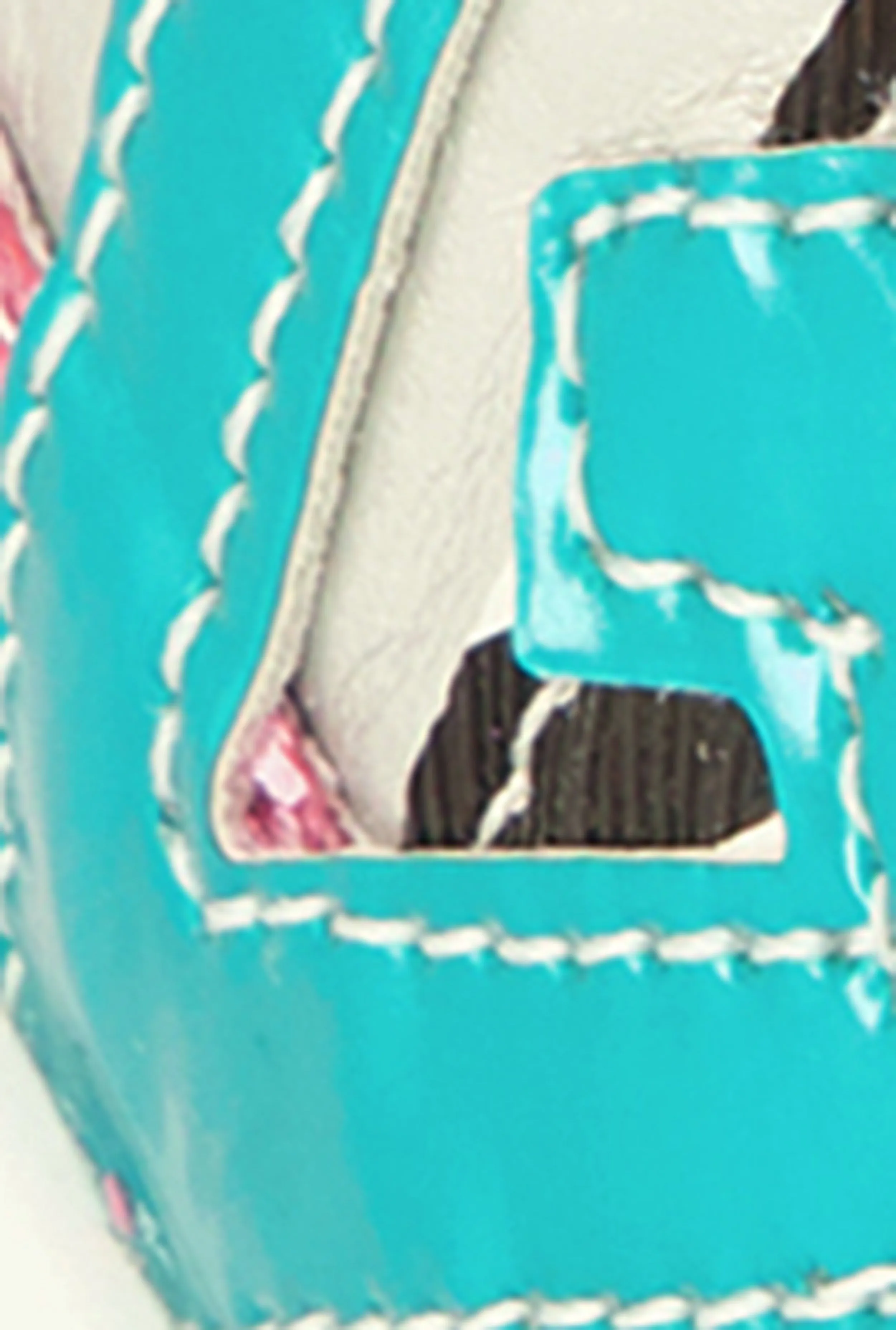 Rhinestone Detail Color Block Lace Up Sneakers sold by Rainbow product image thumbnail 4