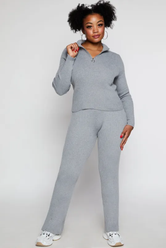 Plus Size Ribbed Knit Pants sold by Rainbow