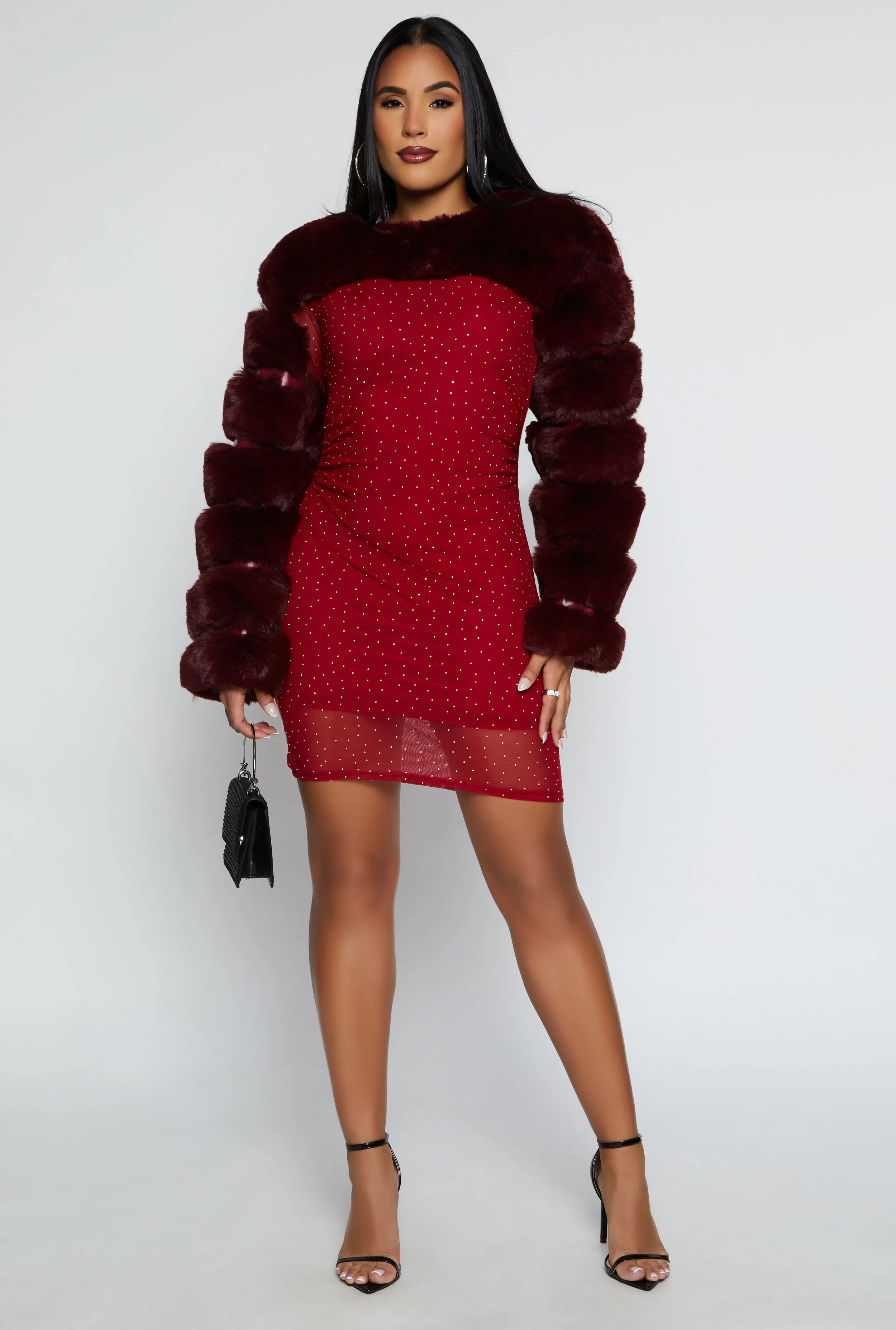 Faux Fur Pullover Bolero Jacket sold by Rainbow product image thumbnail 2