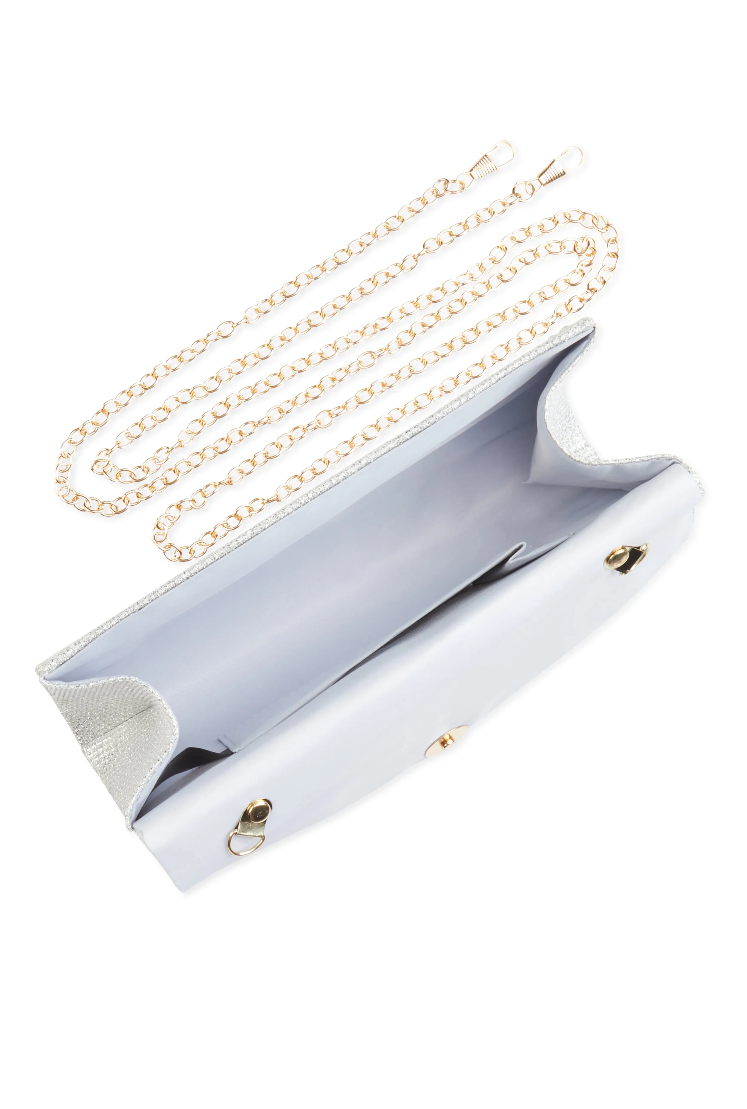 Rhinestone Envelope Convertible Clutch Bag sold by Rainbow product image thumbnail 5