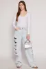 Ribbed Knit Scoop Neck Long Sleeve Bodysuit sold by Rainbow
