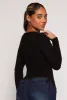 Side Tie Ruched Long Sleeve Top sold by Rainbow