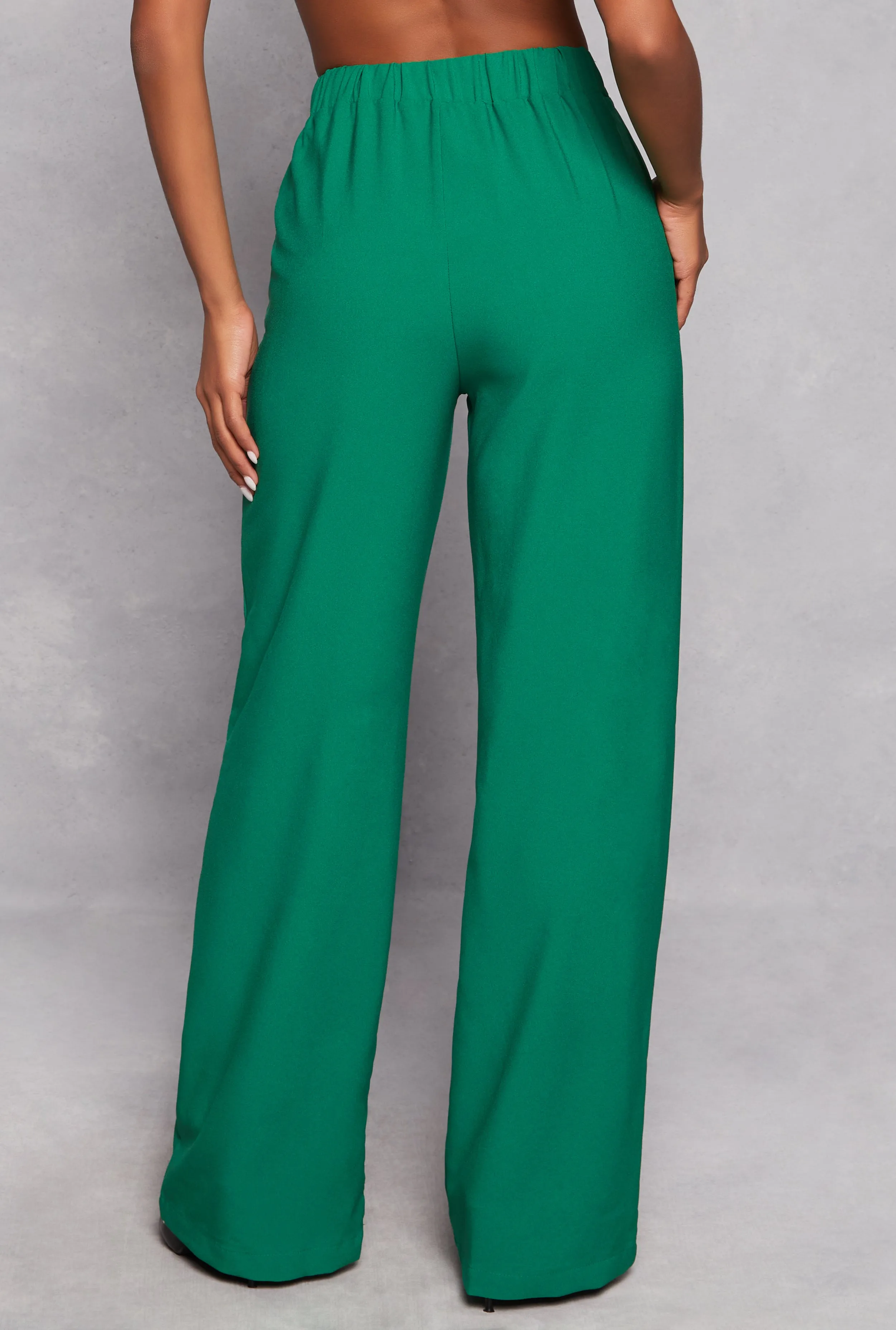 Crepe Knit Wide Leg Dress Pants sold by Rainbow product image thumbnail 3