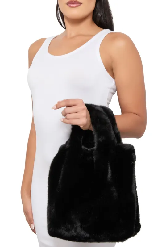 Faux Fur Handbag sold by Rainbow