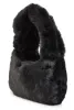 Faux Fur Mini Clutch Crossbody Bag sold by Rainbow