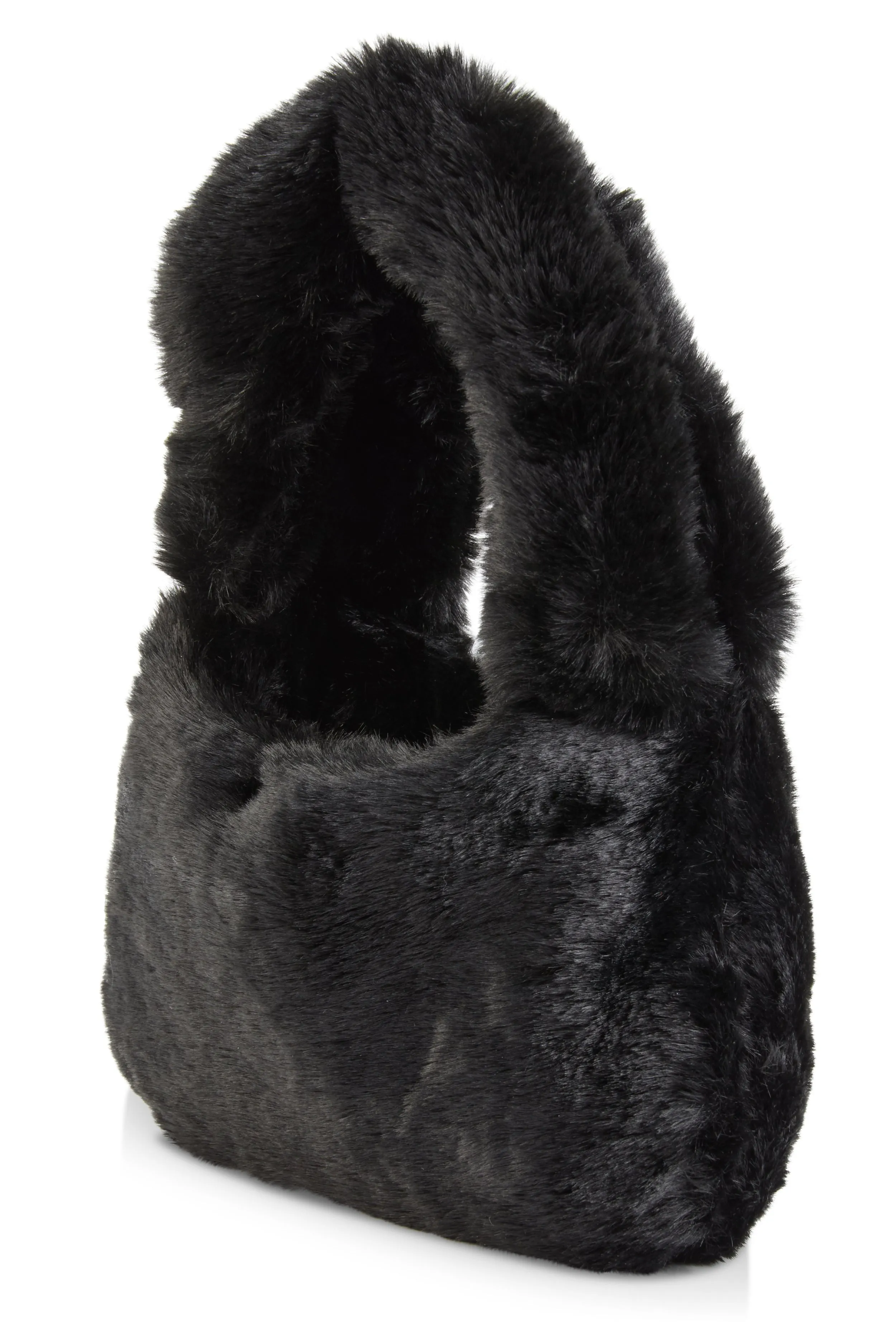 Faux Fur Mini Clutch Crossbody Bag sold by Rainbow product image thumbnail 5