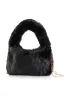 Faux Fur Mini Clutch Crossbody Bag sold by Rainbow