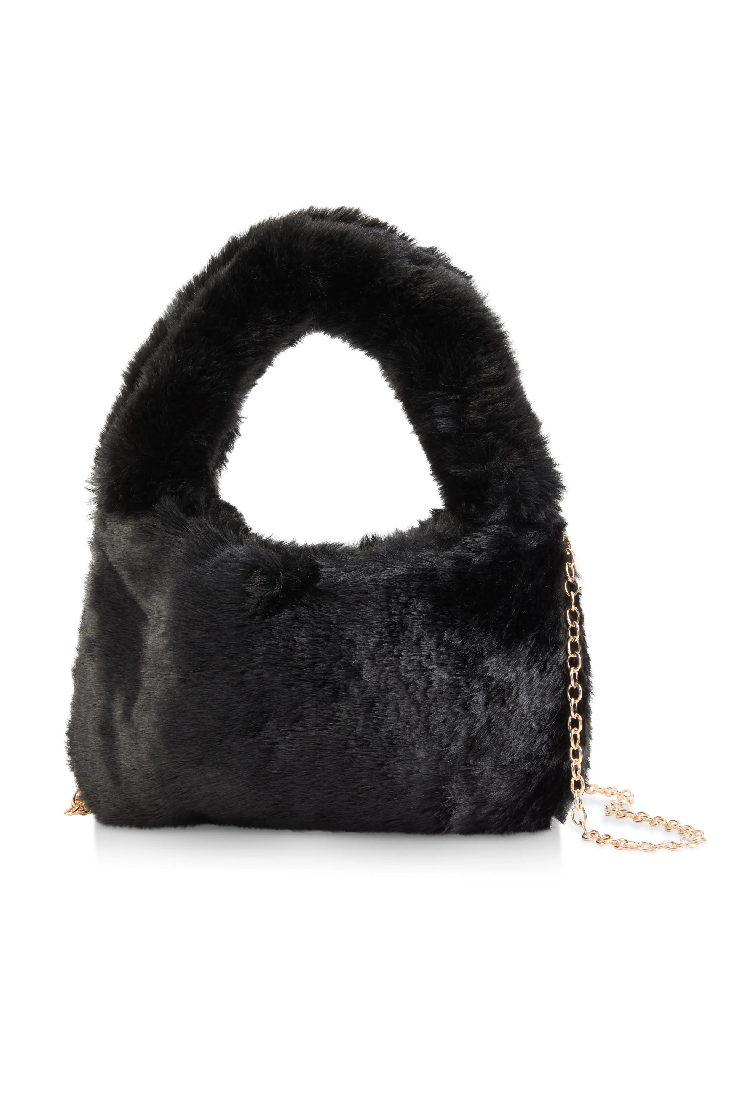 Faux Fur Mini Clutch Crossbody Bag sold by Rainbow product image thumbnail 3