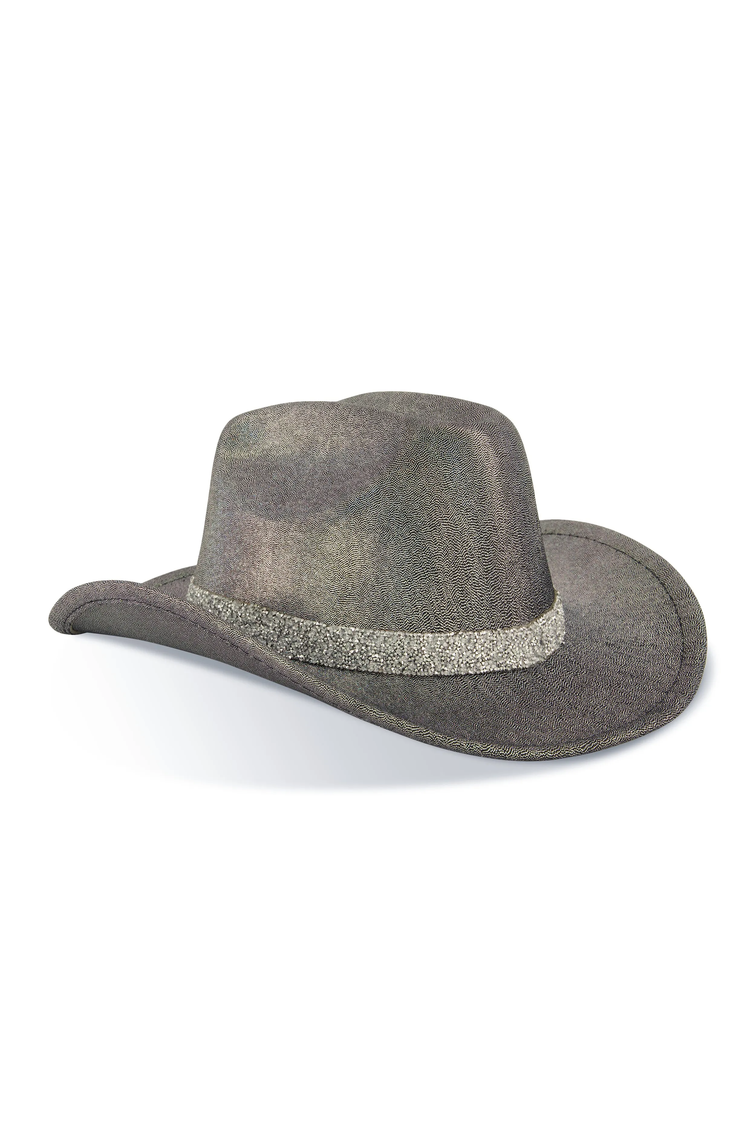 Iridescent Foil Studded Strap Cowboy Hat sold by Rainbow product image thumbnail 3