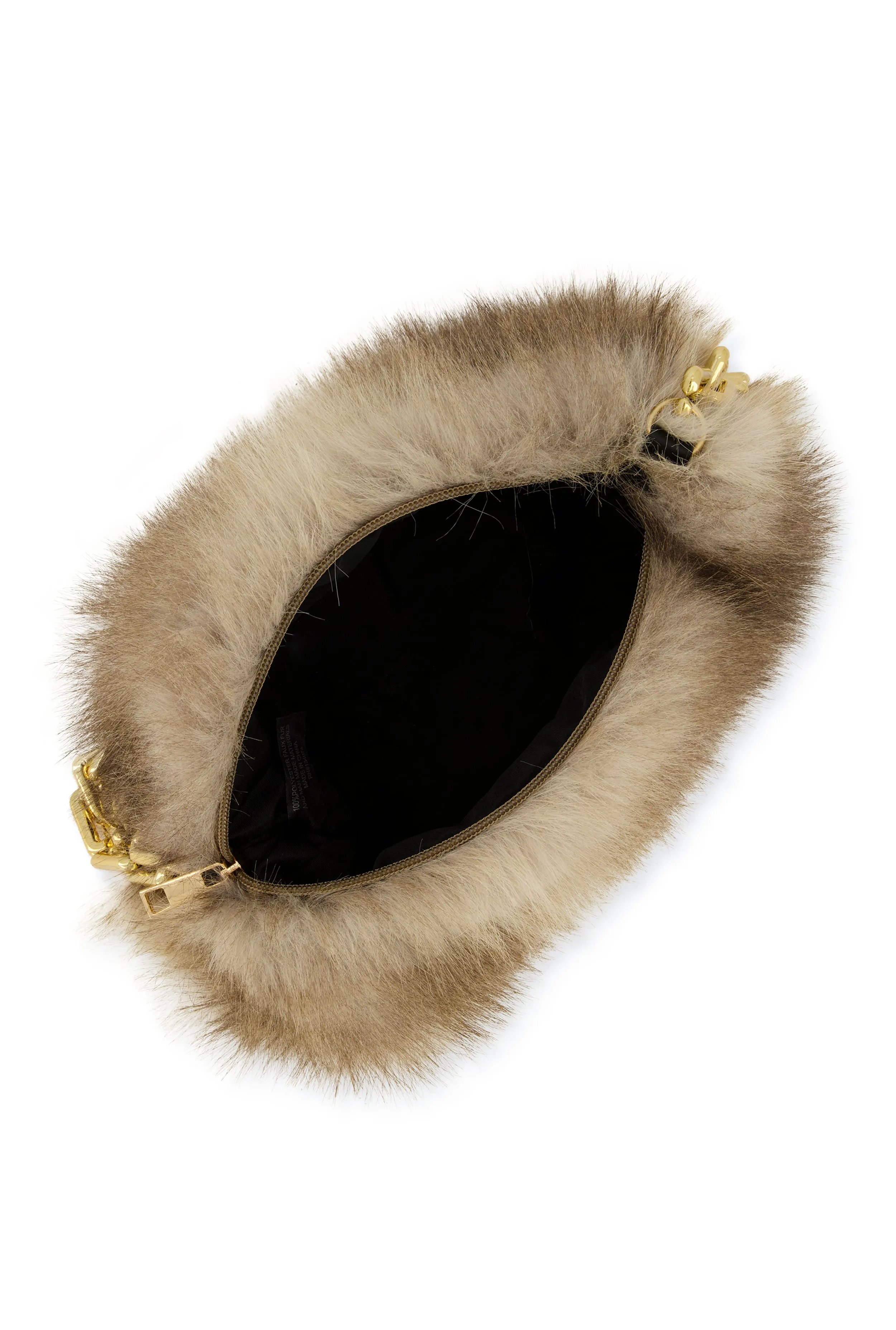 Chain Strap Faux Fur Purse sold by Rainbow product image thumbnail 5