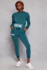 Queene Graphic Fleece Drawstring Joggers sold by Rainbow