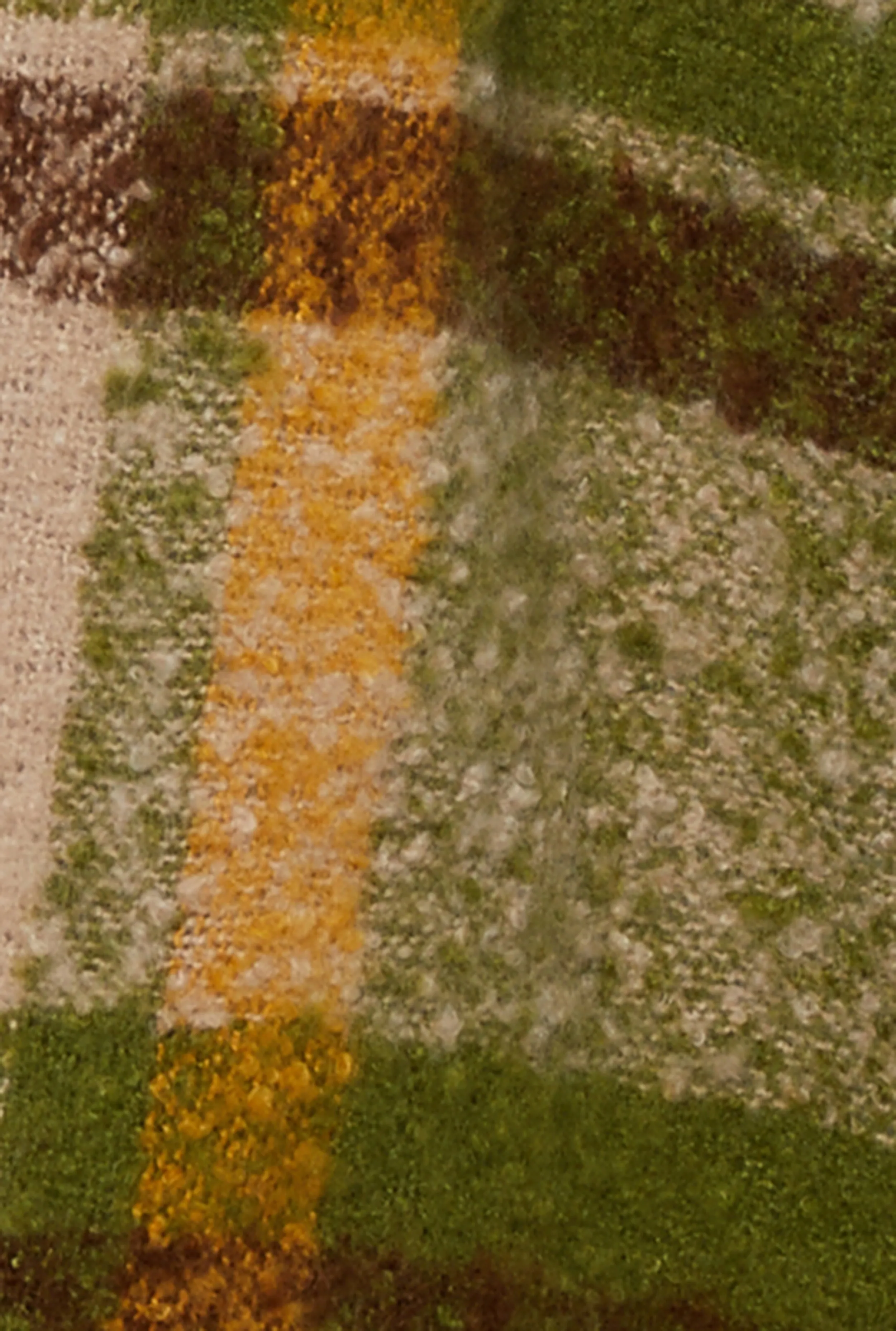 Plaid Boucle Scarf with Pom Pom Beanie and Gloves sold by Rainbow product image thumbnail 3