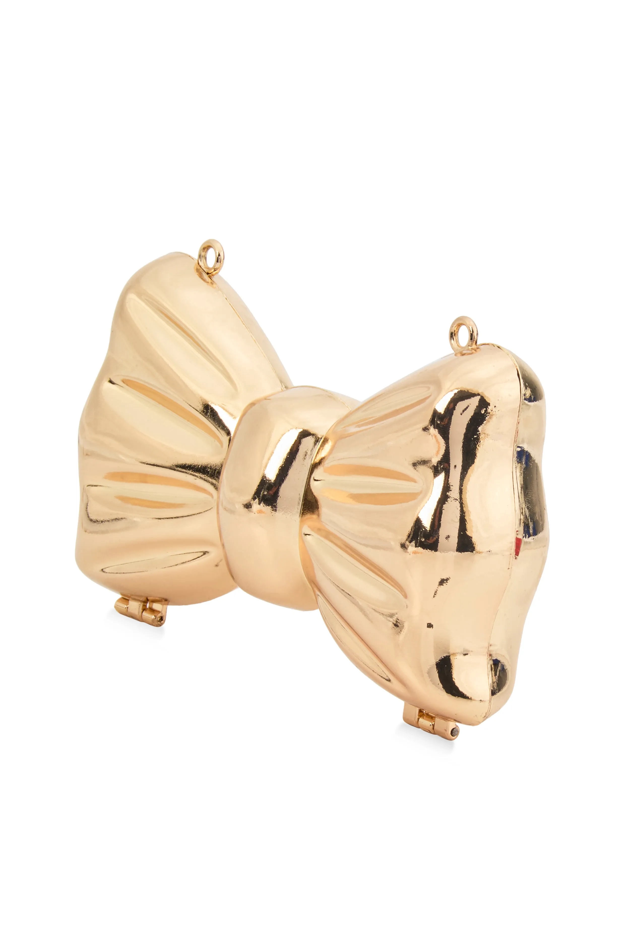 Metallic Bow Convertible Crossbody Clutch sold by Rainbow product image thumbnail 3