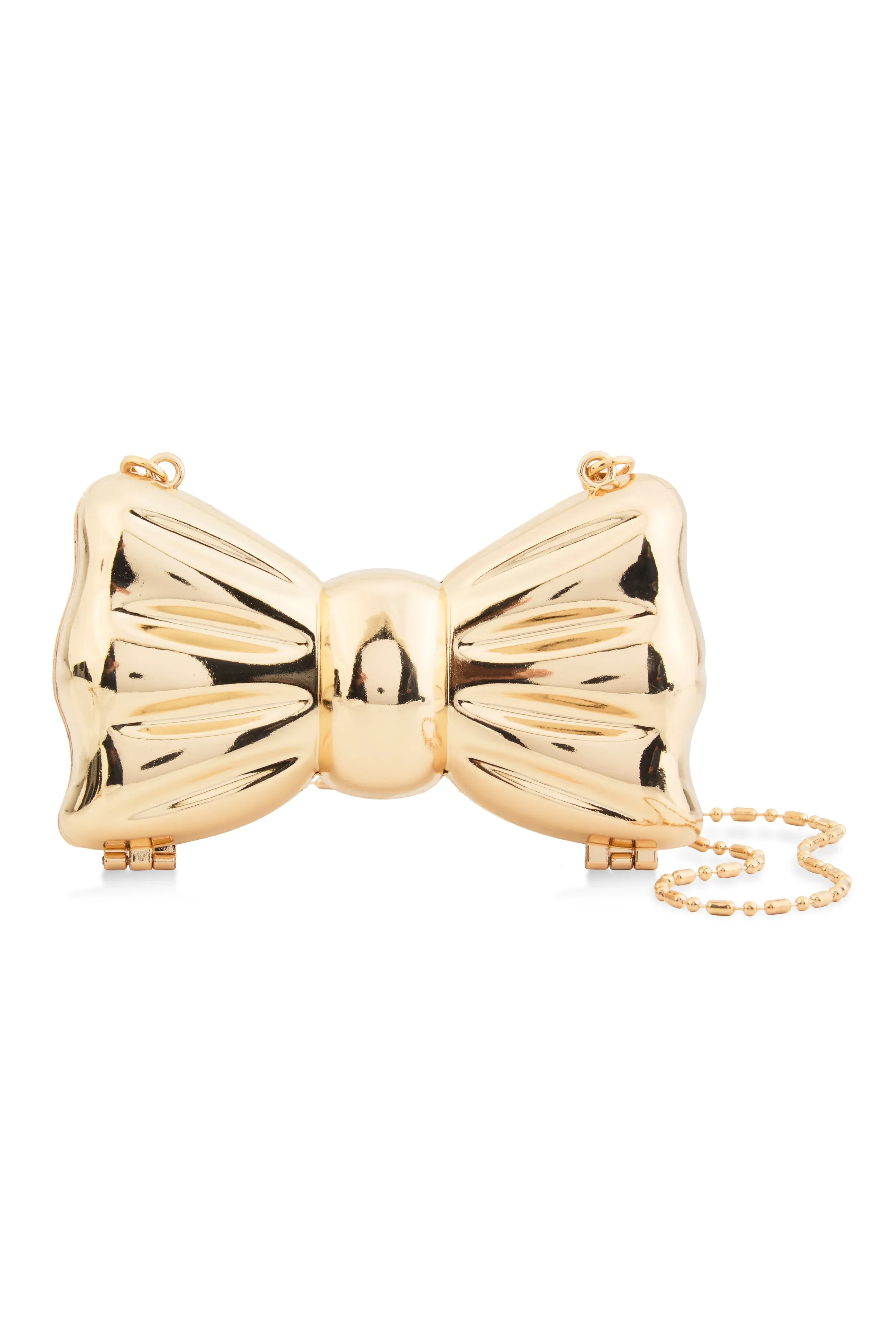 Metallic Bow Convertible Crossbody Clutch sold by Rainbow product image thumbnail 2