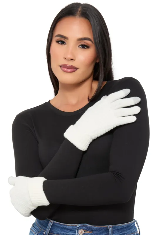 Textured Knit Texting Gloves sold by Rainbow