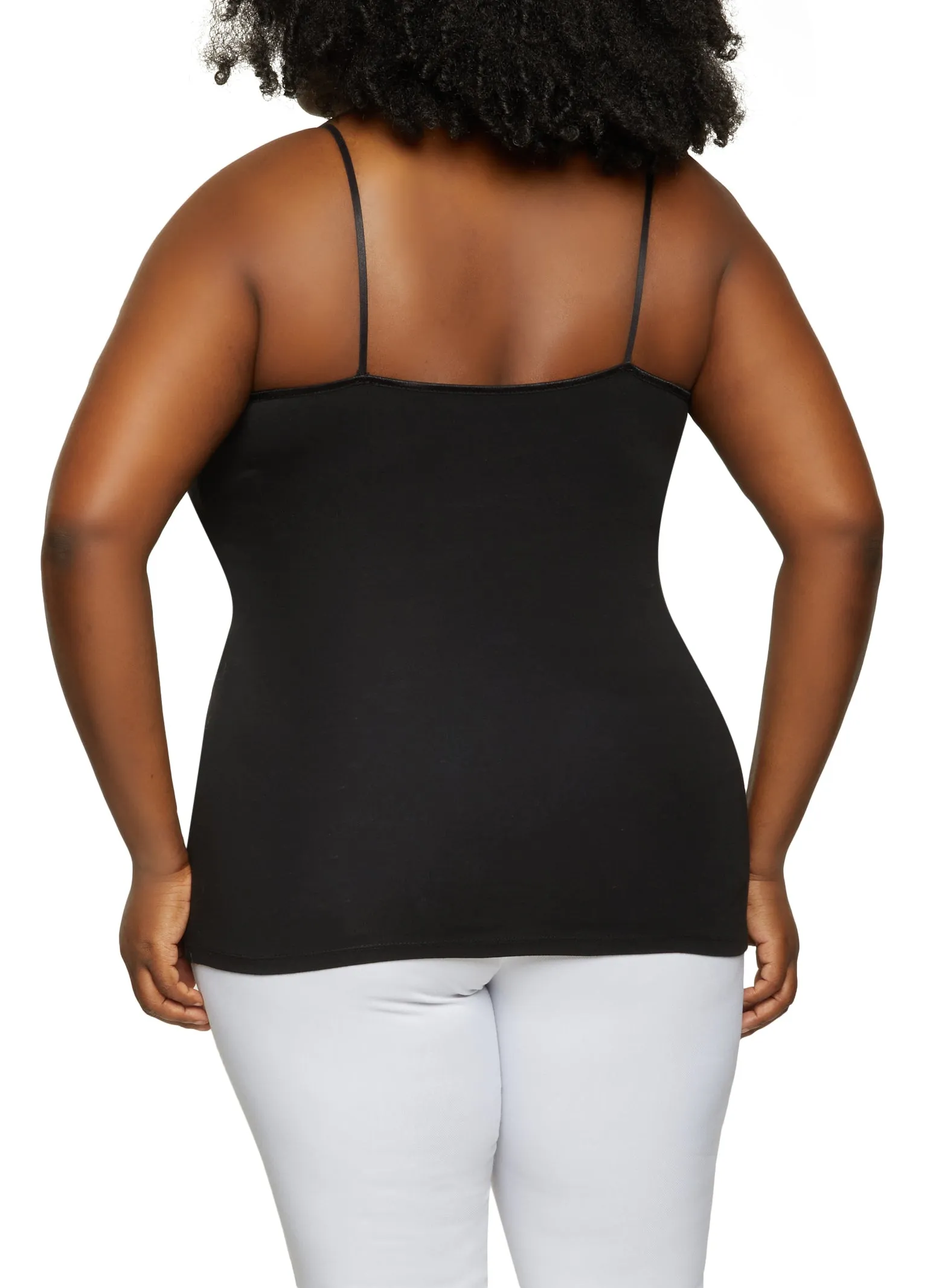 Plus Size Cotton Scoop Neck Cami sold by Rainbow product image thumbnail 2