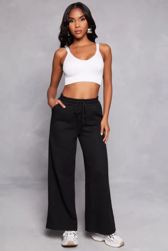 High Waist Wide Leg Sweatpants sold by Rainbow