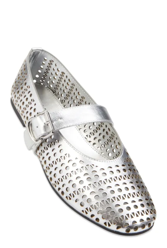 Cut Out Mary Jane Flats sold by Rainbow