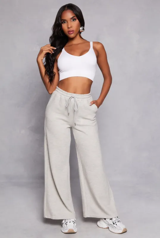 High Waist Wide Leg Sweatpants sold by Rainbow