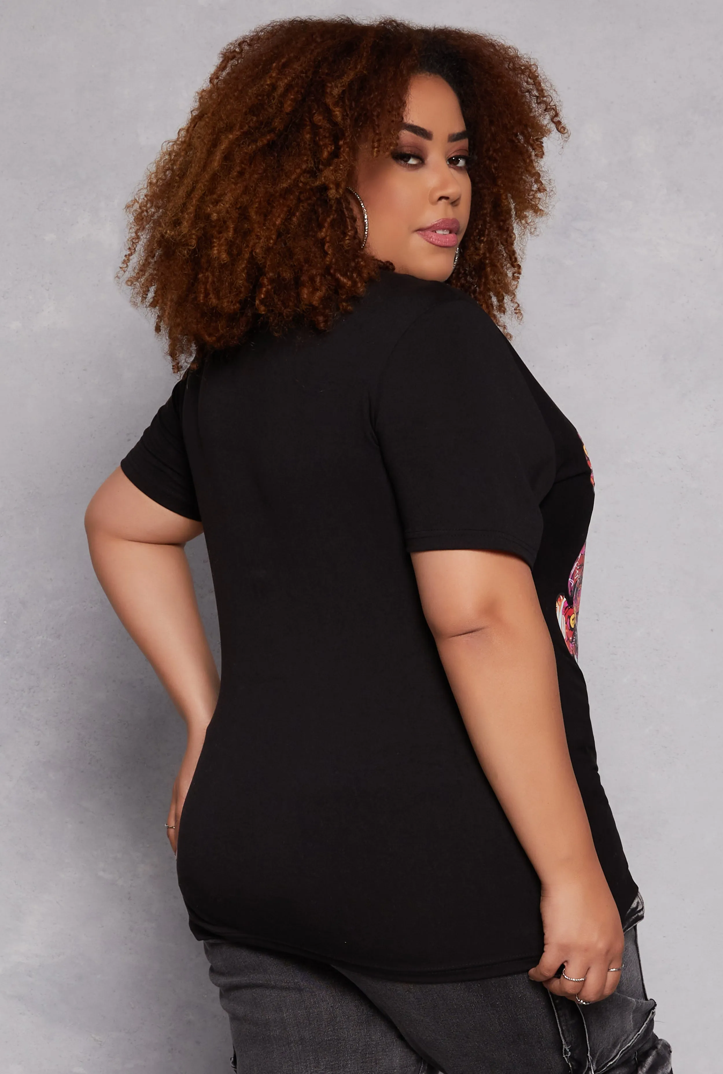 Plus Size All You Need Is Money Graphic Tee sold by Rainbow product image thumbnail 3