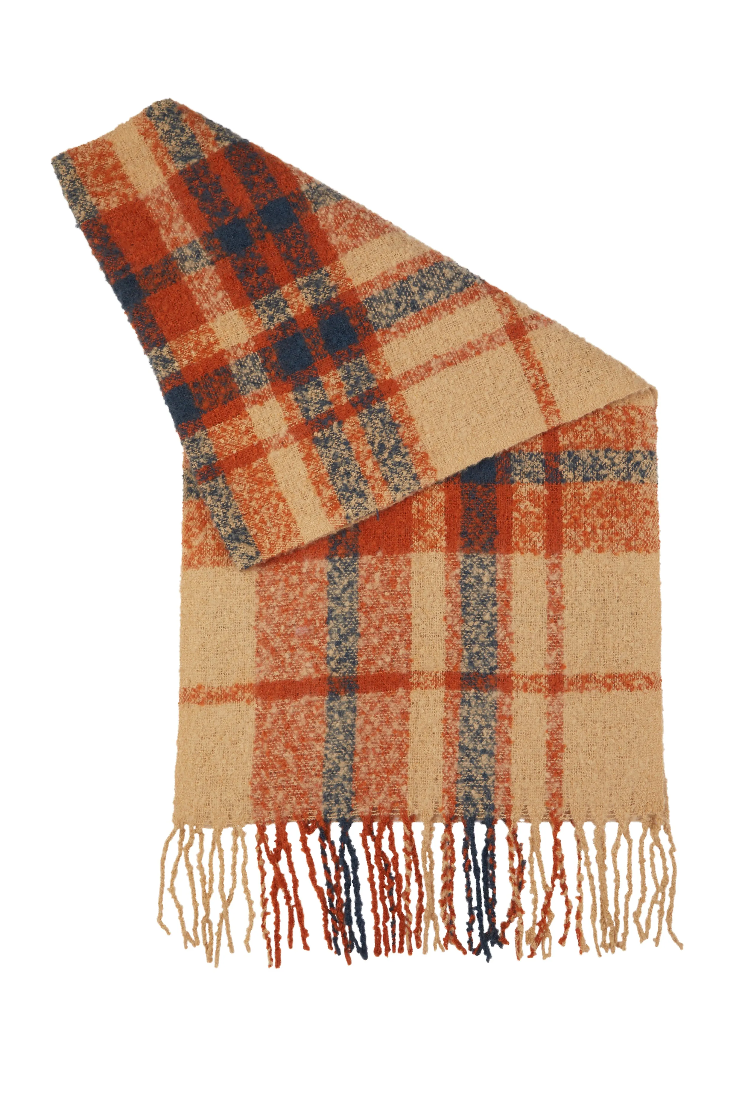 Boucle Plaid Scarf sold by Rainbow product image thumbnail 3
