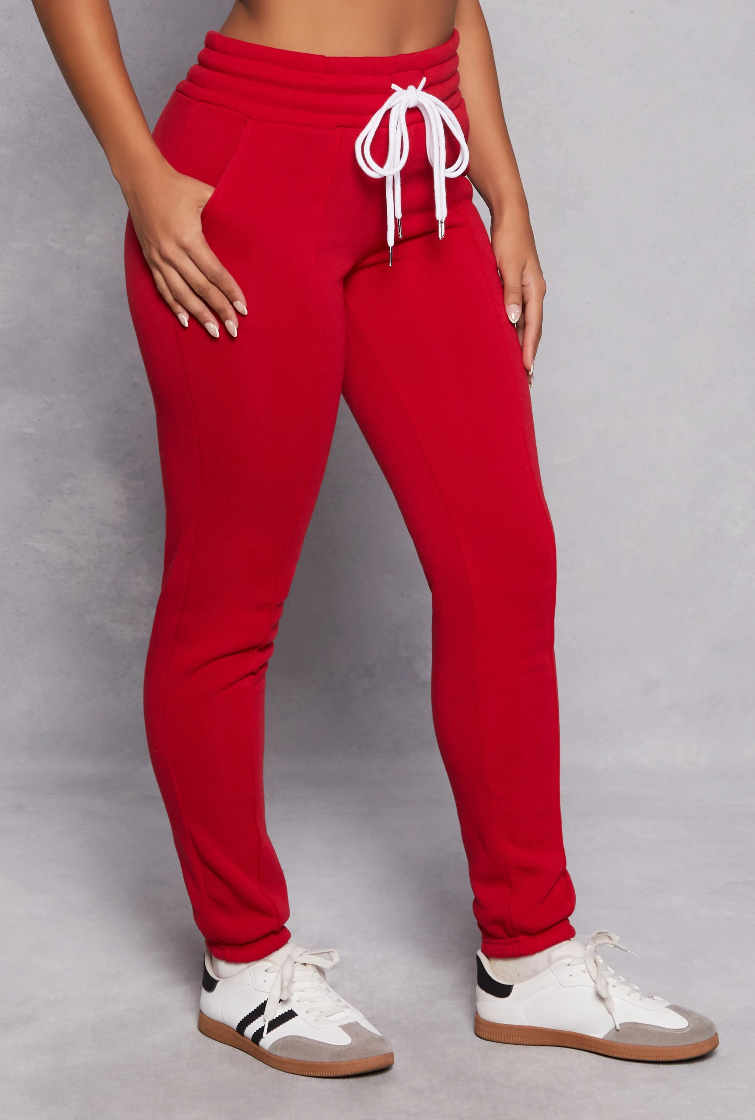 Double Drawstring Waist Pintuck Sweatpants sold by Rainbow product image thumbnail 2