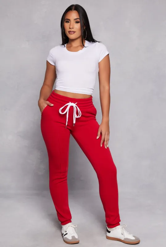Double Drawstring Waist Pintuck Sweatpants sold by Rainbow