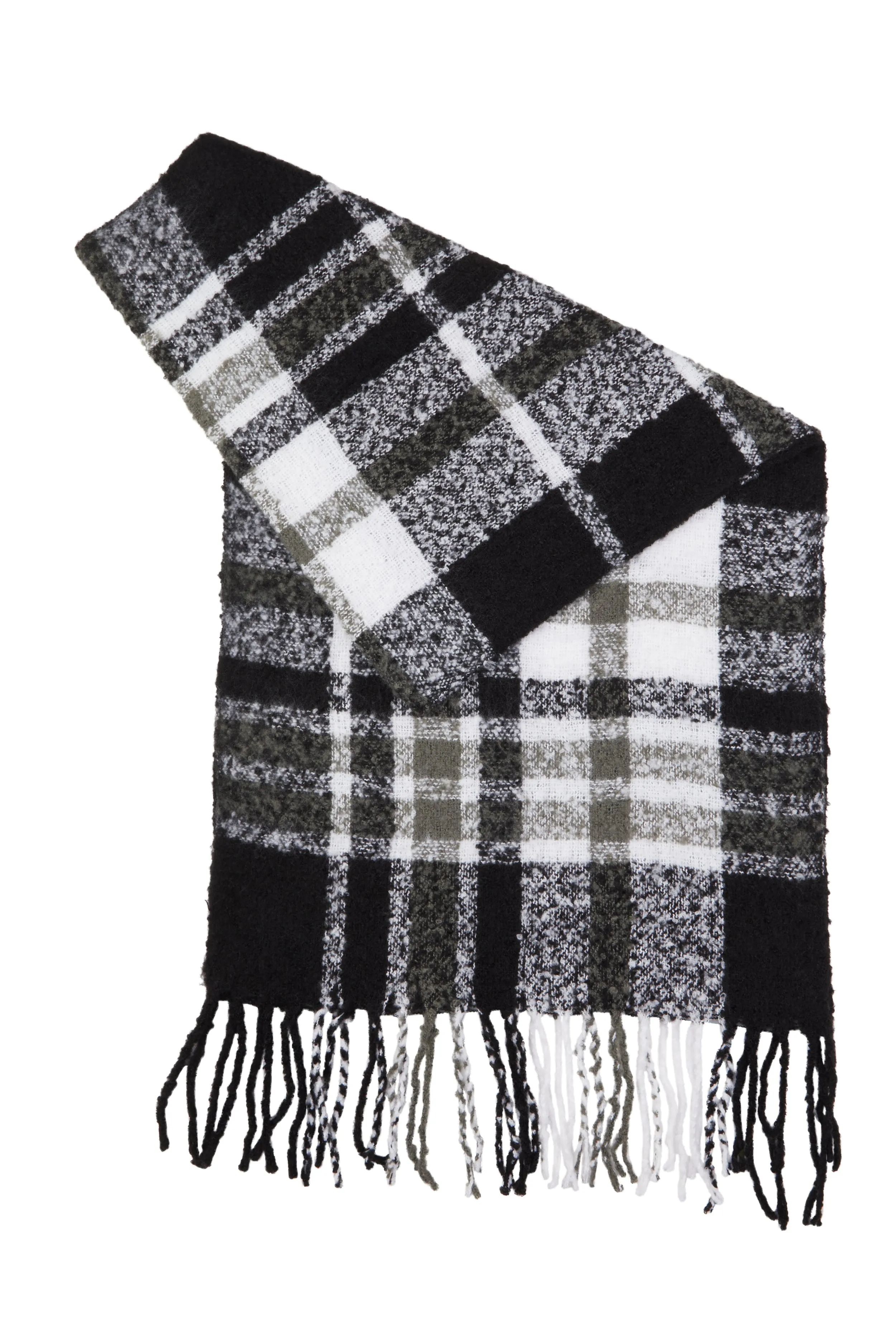 Boucle Plaid Scarf sold by Rainbow product image thumbnail 3