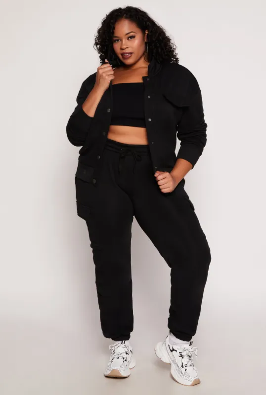 Plus Size Cargo Sweatpants sold by Rainbow